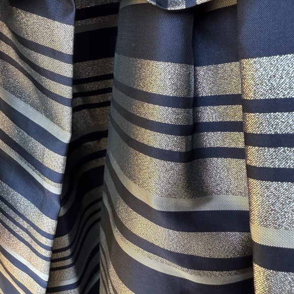 Jessica Howard Navy and Silver Fit & Flare Dress - Picture 8 of 8